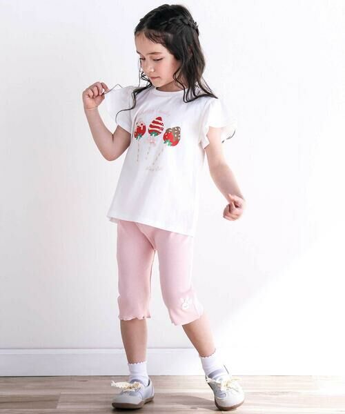 SLAP SLIP / スラップ スリップ Tシャツ | 【スララク/吸汗速乾/接触冷感/オーガニックコットン】ときめき女の子半袖Tシャツ(80~130cm) | 詳細1