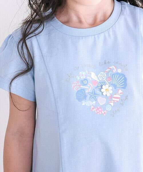 SLAP SLIP / スラップ スリップ Tシャツ | 【スララク/吸汗速乾/接触冷感/オーガニックコットン】ときめき女の子半袖Tシャツ(80~130cm) | 詳細3