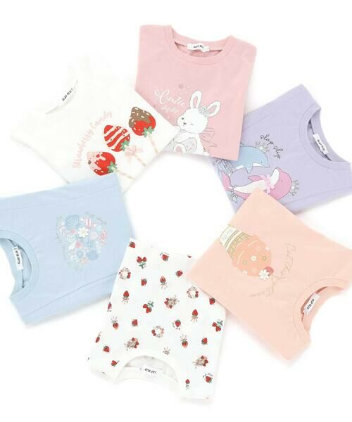 SLAP SLIP / スラップ スリップ Tシャツ | 【スララク/吸汗速乾/接触冷感/オーガニックコットン】ときめき女の子半袖Tシャツ(80~130cm) | 詳細9