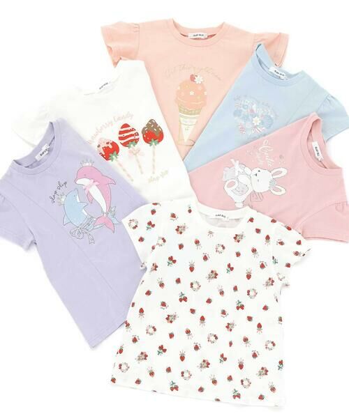 SLAP SLIP / スラップ スリップ Tシャツ | 【スララク/吸汗速乾/接触冷感/オーガニックコットン】ときめき女の子半袖Tシャツ(80~130cm) | 詳細10
