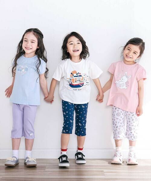 SLAP SLIP / スラップ スリップ Tシャツ | 【スララク/吸汗速乾/接触冷感/オーガニックコットン】ときめき女の子半袖Tシャツ(80~130cm) | 詳細19