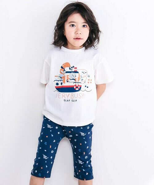 SLAP SLIP / スラップ スリップ Tシャツ | 【スララク/吸汗速乾/接触冷感/オーガニックコットン】わくわく男の子半袖Tシャツ(80~130cm) | 詳細2