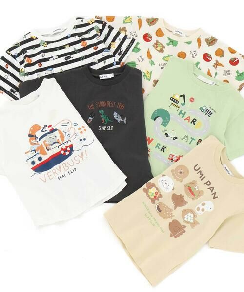 SLAP SLIP / スラップ スリップ Tシャツ | 【スララク/吸汗速乾/接触冷感/オーガニックコットン】わくわく男の子半袖Tシャツ(80~130cm) | 詳細8
