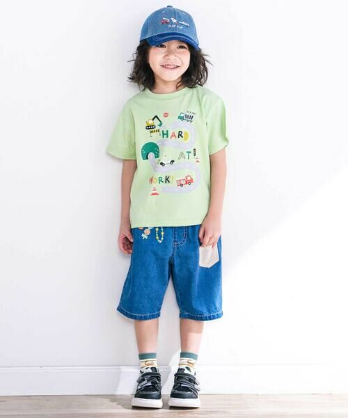 SLAP SLIP / スラップ スリップ Tシャツ | 【スララク/吸汗速乾/接触冷感/オーガニックコットン】わくわく男の子半袖Tシャツ(80~130cm) | 詳細15