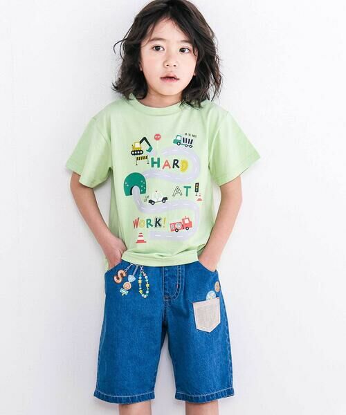 SLAP SLIP / スラップ スリップ Tシャツ | 【スララク/吸汗速乾/接触冷感/オーガニックコットン】わくわく男の子半袖Tシャツ(80~130cm) | 詳細16