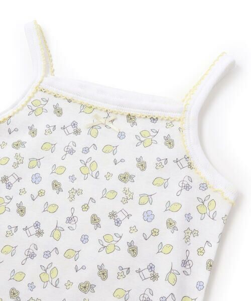 SLAP SLIP / スラップ スリップ その他インナー・ルームウェア | ハート柄+お花レモン総柄キャミソールインナー2点セット(80~130cm) | 詳細6