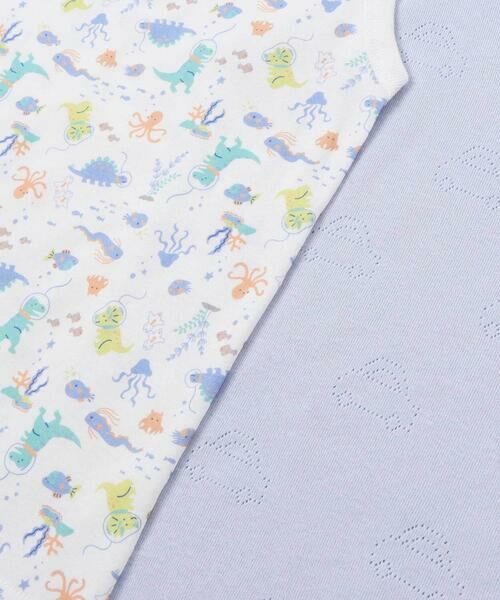 SLAP SLIP / スラップ スリップ その他インナー・ルームウェア | くるま柄+恐竜総柄タンクトップインナー2点セット(80~130cm) | 詳細2