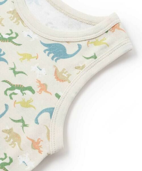 SLAP SLIP / スラップ スリップ その他インナー・ルームウェア | くるま柄+恐竜総柄タンクトップインナー2点セット(80~130cm) | 詳細5