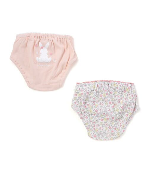SLAP SLIP / スラップ スリップ ショーツ | 貝殻ウサギ+花レモン総柄ショーツ2点セット(100~130cm) | 詳細2