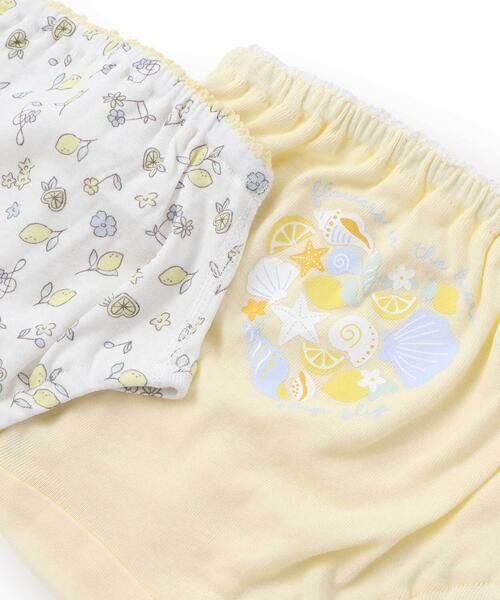 SLAP SLIP / スラップ スリップ ショーツ | 貝殻ウサギ+花レモン総柄ショーツ2点セット(100~130cm) | 詳細9