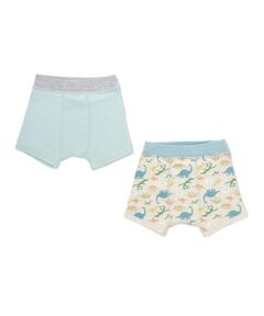 SLAP SLIP / スラップ スリップ ボクサーパンツ・ブリーフ | イヌ恐竜+恐竜総柄ショーツ2点セット