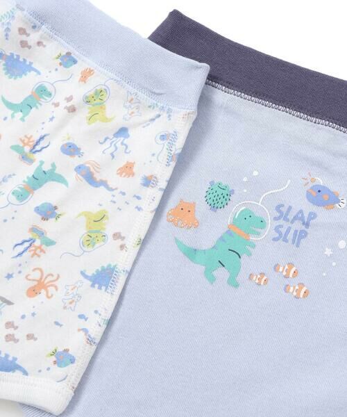 SLAP SLIP / スラップ スリップ ボクサーパンツ・ブリーフ | イヌ恐竜+恐竜総柄ショーツ2点セット | 詳細7