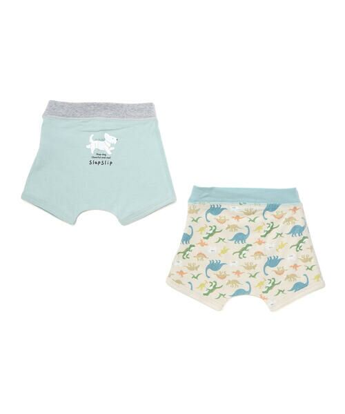 SLAP SLIP / スラップ スリップ ボクサーパンツ・ブリーフ | イヌ恐竜+恐竜総柄ショーツ2点セット | 詳細8