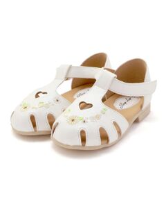 SLAP SLIP / スラップ スリップ サンダル | お花イチゴシェル刺しゅうグルカサンダル(14~19cm)