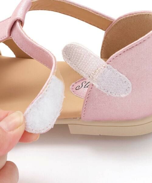 SLAP SLIP / スラップ スリップ サンダル | お花イチゴシェル刺しゅうグルカサンダル(14~19cm) | 詳細12