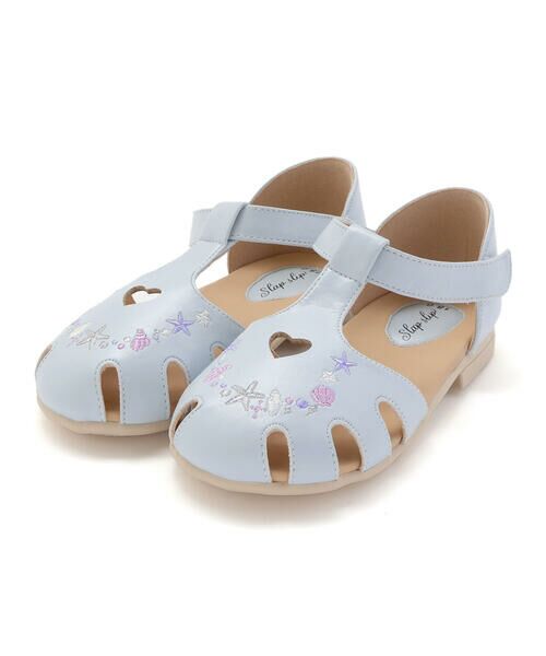 SLAP SLIP / スラップ スリップ サンダル | お花イチゴシェル刺しゅうグルカサンダル(14~19cm) | 詳細15