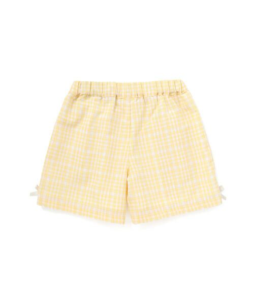 SLAP SLIP / スラップ スリップ その他トップス | 肩フリルチュニック+チェック柄ショートパンツセットアップ(90~130cm) | 詳細10