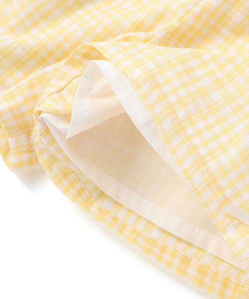 SLAP SLIP / スラップ スリップ その他トップス | 肩フリルチュニック+チェック柄ショートパンツセットアップ(90~130cm) | 詳細14