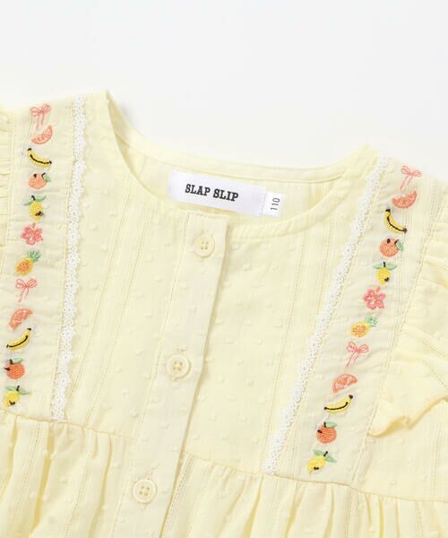 SLAP SLIP / スラップ スリップ その他トップス | 肩フリルチュニック+チェック柄ショートパンツセットアップ(90~130cm) | 詳細17