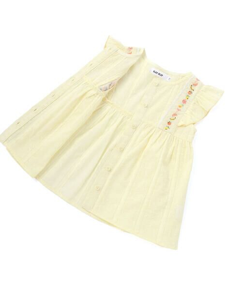 SLAP SLIP / スラップ スリップ その他トップス | 肩フリルチュニック+チェック柄ショートパンツセットアップ(90~130cm) | 詳細21
