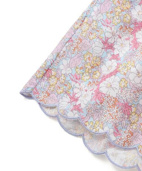 SLAP SLIP / スラップ スリップ ショート・ハーフ・半端丈パンツ | 裾スカラップシャンブレー&花柄ショートパンツ(90~130cm) | 詳細11