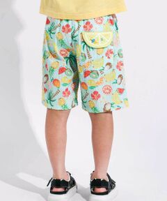 SLAP SLIP / スラップ スリップ ショート・ハーフ・半端丈パンツ | 【お揃い】トロピカル総柄ショートパンツ(80~130cm)