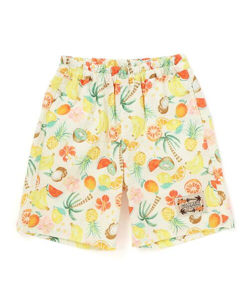 SLAP SLIP / スラップ スリップ ショート・ハーフ・半端丈パンツ | 【お揃い】トロピカル総柄ショートパンツ(80~130cm) | 詳細4