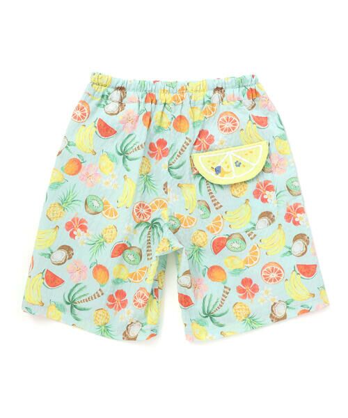 SLAP SLIP / スラップ スリップ ショート・ハーフ・半端丈パンツ | 【お揃い】トロピカル総柄ショートパンツ(80~130cm) | 詳細11
