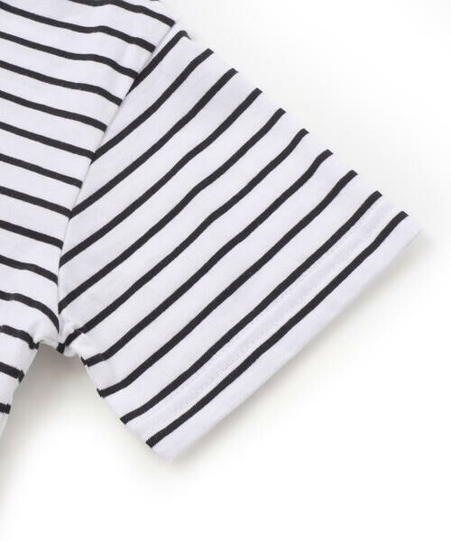 SLAP SLIP / スラップ スリップ Tシャツ | 【ディズニーコレクション】キャラクター刺しゅうボーダー半袖Tシャツ(80~130cm) | 詳細11