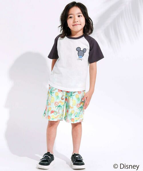 SLAP SLIP / スラップ スリップ Tシャツ | 【ディズニーコレクション】キャラクターモチーフラグラン半袖Tシャツ(80~130cm) | 詳細1