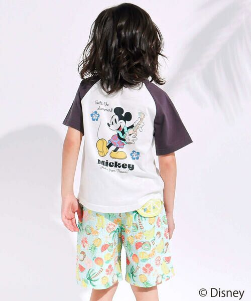 SLAP SLIP / スラップ スリップ Tシャツ | 【ディズニーコレクション】キャラクターモチーフラグラン半袖Tシャツ(80~130cm) | 詳細2