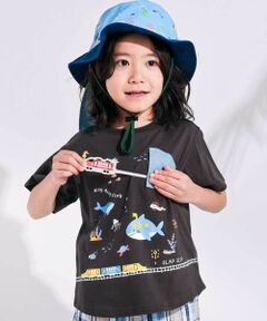 SLAP SLIP / スラップ スリップ Tシャツ | 【接触冷感】海の仲間電車モチーフ半袖Tシャツ(80~130cm)
