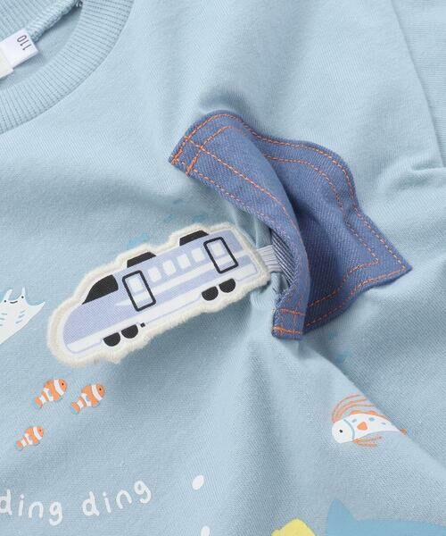 SLAP SLIP / スラップ スリップ Tシャツ | 【接触冷感】海の仲間電車モチーフ半袖Tシャツ(80~130cm) | 詳細12