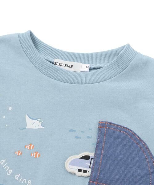 SLAP SLIP / スラップ スリップ Tシャツ | 【接触冷感】海の仲間電車モチーフ半袖Tシャツ(80~130cm) | 詳細8