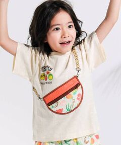 SLAP SLIP / スラップ スリップ Tシャツ | 【お揃い】ポシェットトロンプイユ半袖Tシャツ(80~130cm)