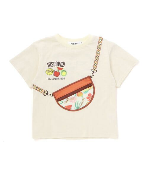 SLAP SLIP / スラップ スリップ Tシャツ | 【お揃い】ポシェットトロンプイユ半袖Tシャツ(80~130cm) | 詳細3