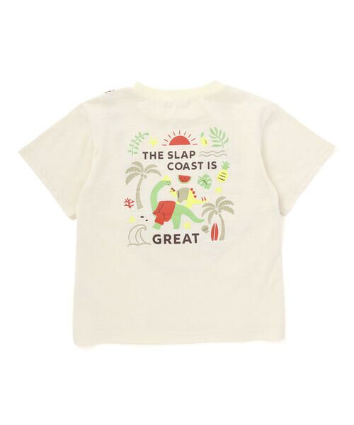 SLAP SLIP / スラップ スリップ Tシャツ | 【お揃い】ポシェットトロンプイユ半袖Tシャツ(80~130cm) | 詳細4