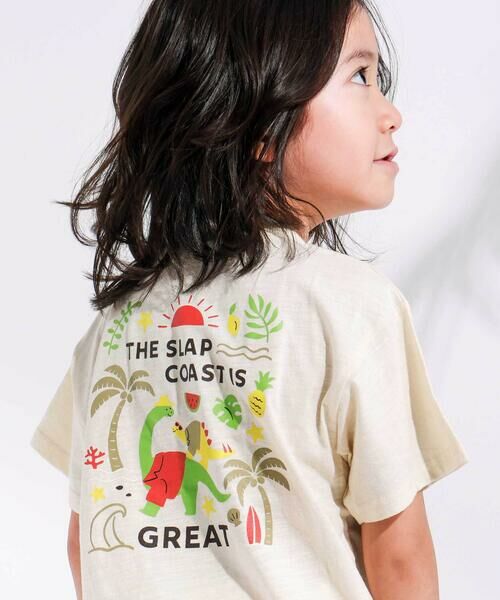 SLAP SLIP / スラップ スリップ Tシャツ | 【お揃い】ポシェットトロンプイユ半袖Tシャツ(80~130cm) | 詳細2