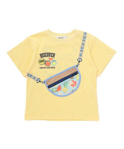 SLAP SLIP / スラップ スリップ Tシャツ | 【お揃い】ポシェットトロンプイユ半袖Tシャツ(80~130cm) | 詳細10