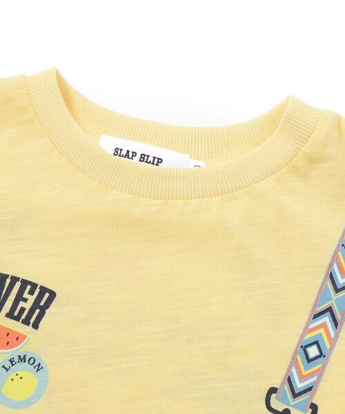 SLAP SLIP / スラップ スリップ Tシャツ | 【お揃い】ポシェットトロンプイユ半袖Tシャツ(80~130cm) | 詳細12