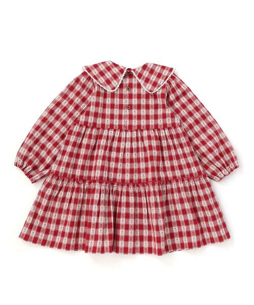 SLAP SLIP / スラップ スリップ その他トップス | 【お揃い】ビッグカラーチェックワンピース＋ベストセット(90~130cm) | 詳細1