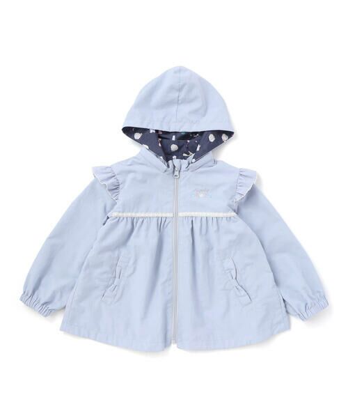 SLAP SLIP / スラップ スリップ ノーカラージャケット | 肩フリルリバーシブルジャケット(80~130cm) | 詳細12