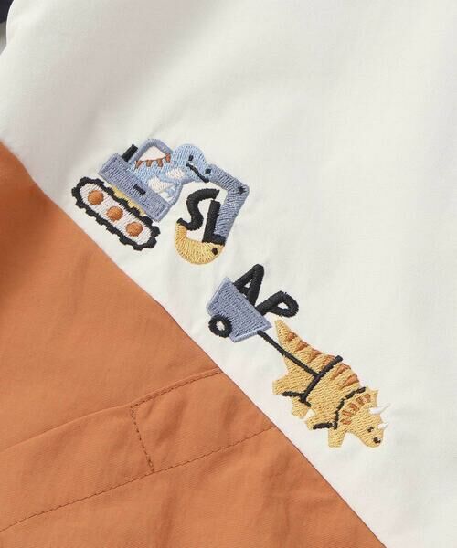SLAP SLIP / スラップ スリップ ノーカラージャケット | 乗り物刺しゅう総柄リバーシブルジャケット(80~130cm) | 詳細14