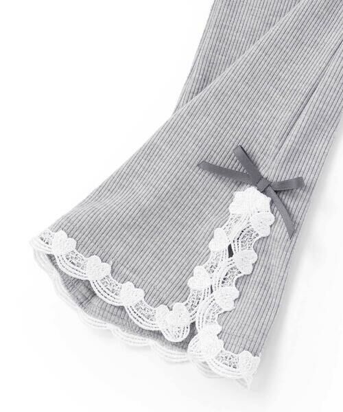 SLAP SLIP / スラップ スリップ レギンス・スパッツ | 裾ハートレースフレアレギンス(80~130cm) | 詳細17