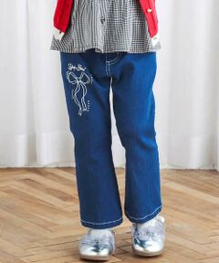SLAP SLIP / スラップ スリップ デニムパンツ | バックリボンストレッチデニムパンツ(80~130cm)