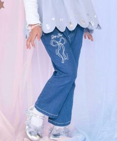 SLAP SLIP / スラップ スリップ デニムパンツ | バックリボンストレッチデニムパンツ(80~130cm)