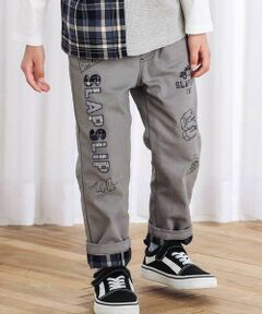 SLAP SLIP / スラップ スリップ その他パンツ | 【お揃い】ロゴパッチ刺しゅうリバーシブルチェックパンツ(80~130cm)
