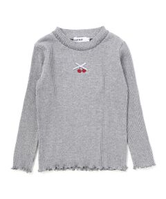 SLAP SLIP / スラップ スリップ Tシャツ | ネックレス刺しゅう長袖Tシャツ(80~130cm)