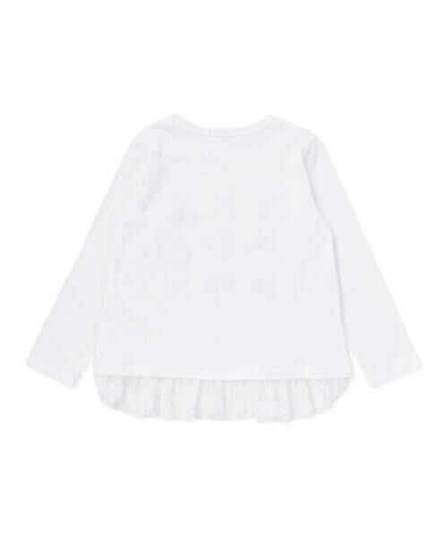 SLAP SLIP / スラップ スリップ Tシャツ | イチゴ刺しゅう裾フリル長袖Tシャツ(80~130cm) | 詳細5