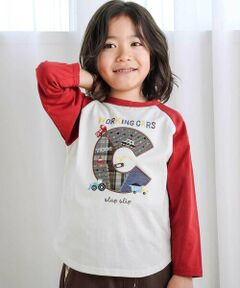 SLAP SLIP / スラップ スリップ Tシャツ | ロゴパッチ刺しゅうラグラン長袖Tシャツ(80~130cm)